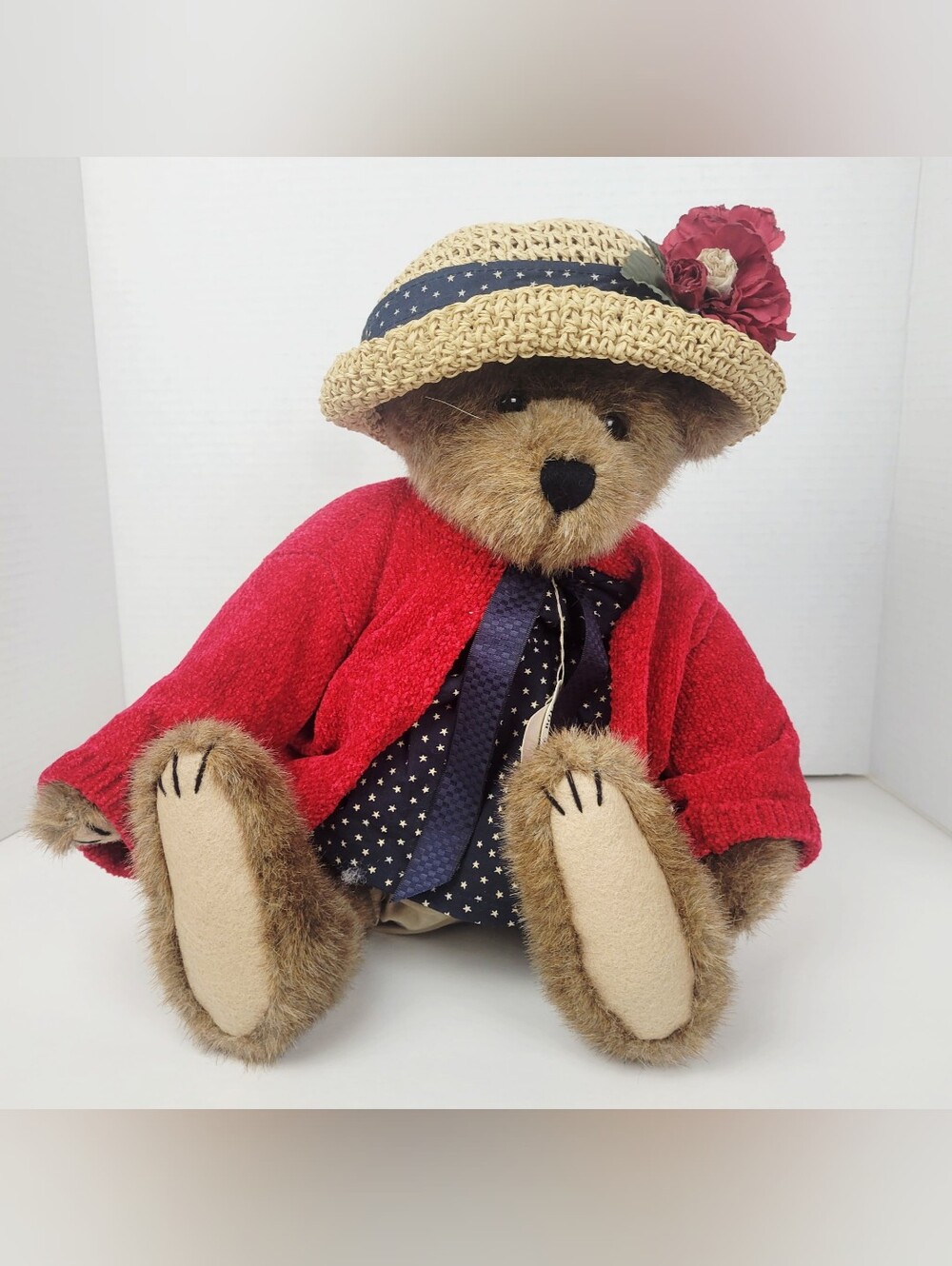 Vtg 2000~Boyds Bears Archive Collection~Eleanore Bearsevelt Plush~Jointed 16"